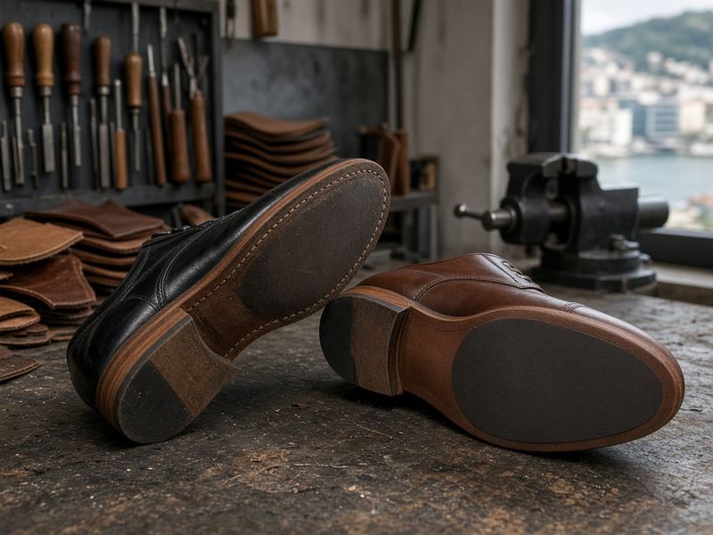 Sole repairs at Alethwarhe Studio